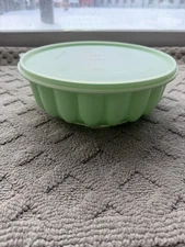 Tupperware Jell-O Mold Ice Ring Mint Green Vintage 3 Piece  Vintage