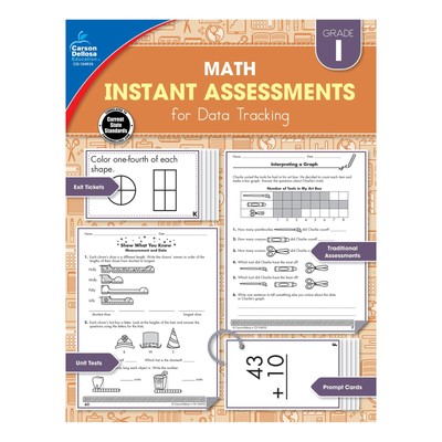 Carson Dellosa Instant Assessments for Data Tracking, Grade 1 Resource Book