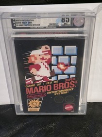 POP 1 Super Mario Bros. Gloss Sticker VGA 85 1st Print Nintendo NES Not PSA WATA