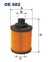 Filtron OE 682 ÖLfilter FüR Alfa Romeo, Fiat, Ford, Lancia,Opel, Subaru, Suzuki