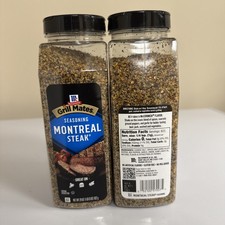 2 Packs McCormick Grill Mates MONTREAL STEAK SEASONING 29oz each- 58 Oz Total