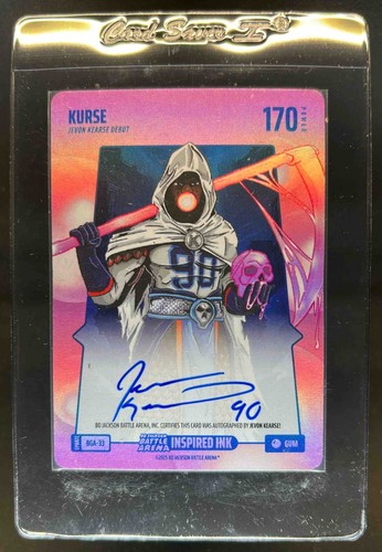 2025 Bo Jackson Battle Arena Kurse Jevon Kearse Debut Inspired Auto Gum #BGA-33