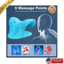 Neck Shoulder Relaxer Massage Rest Pillow Neck Stretcher Cervical Spine Health