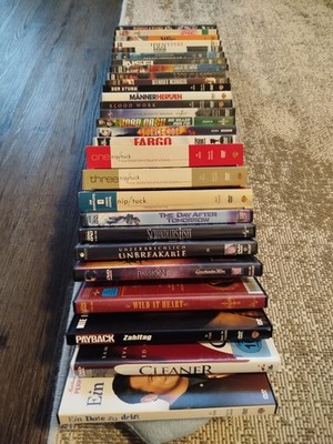 DVD-Paket 26 Filme(Fargo Schindlers Liste Etc) Nip/Tuck 1 3&4 u.a Sammlung