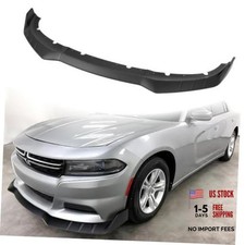 Front Lip Compatible with 2015-2023 Dodge Charger Matte Black