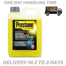 Prestone Screenwash Concentrate 2.5L, Screen Wash For Cars - Winter, High Perfo 3.02 per litre