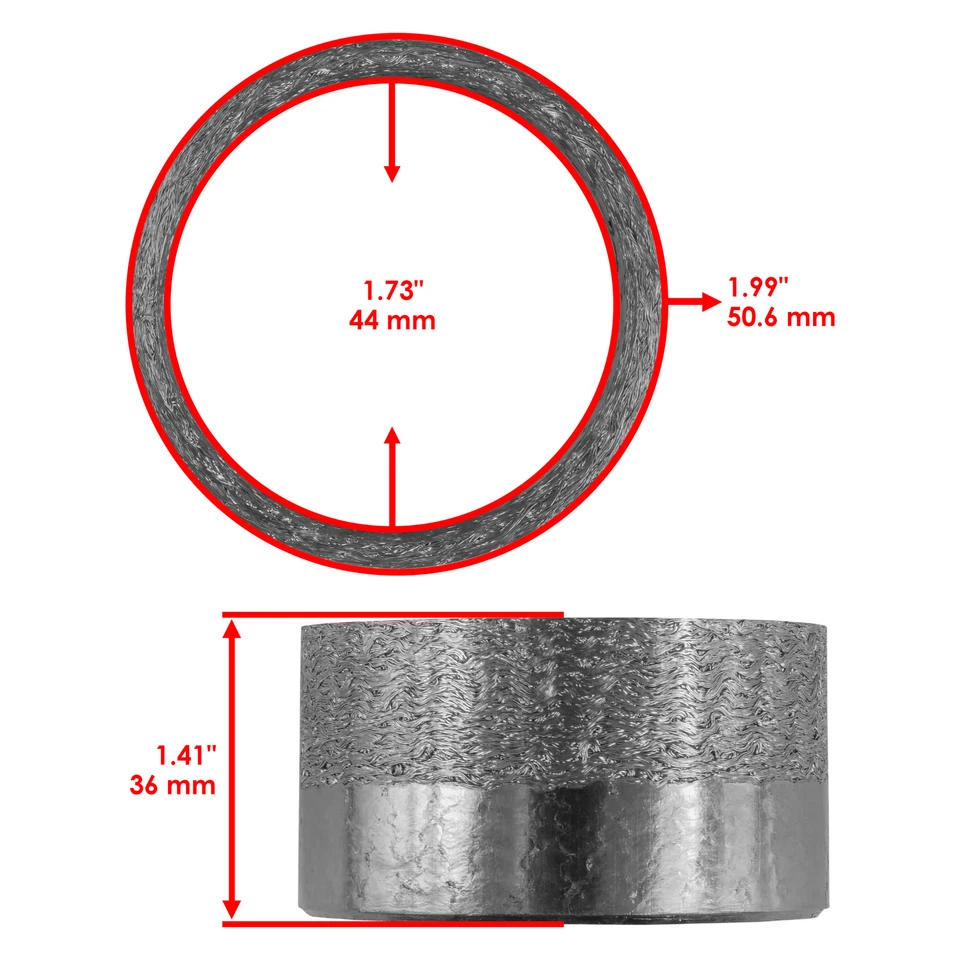 Junta silenciadora tubo de escape para Yamaha YZ450F / FZ6 Fzs6 2007 2008 2009 Foto 2 de 4
