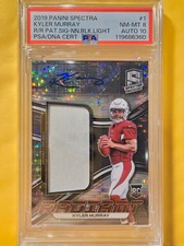 2019 Panini Spectra - Kyler Murray #RRPS-1 Neon Black Light /8 (AU, MEM, RC)