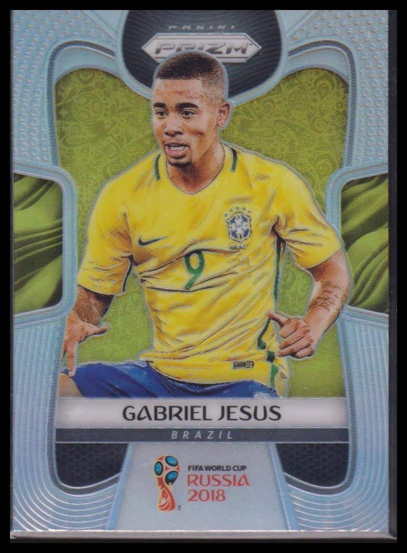 2018 Panini Prizm World Cup #32 Gabriel Jesus Silver Prizm