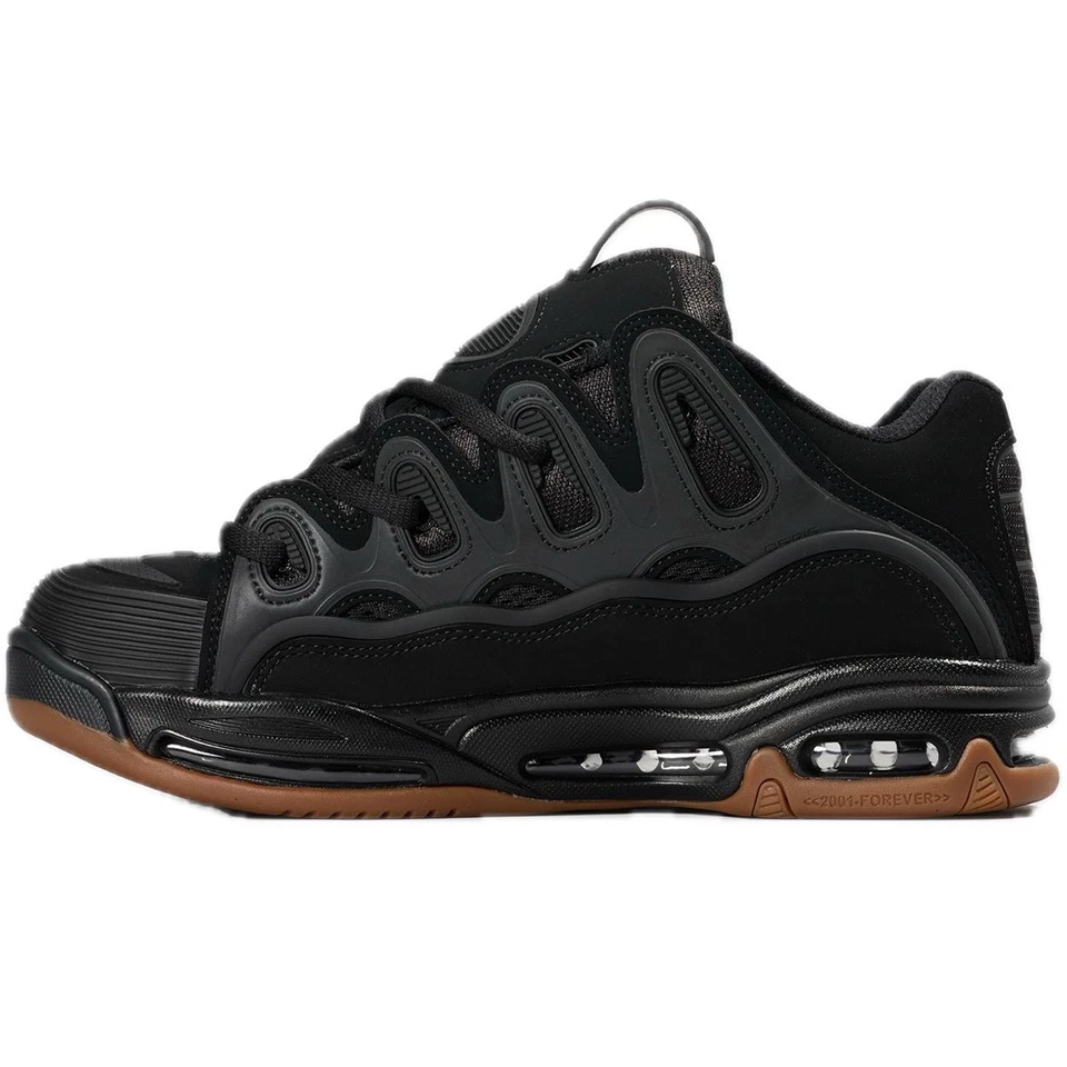 OSIRIS D3 2001 Scarpe unisex skateboard black black gum 2025/26 - Imagen 2 de 4