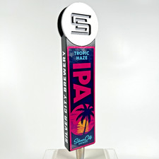 Silver City Brewery, Tropic Haze IPA Double Side 11" Beer Tap Handle Washington