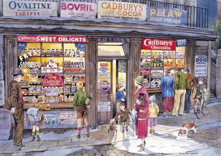 Pre-loved: Gibsons The Corner Shop by Brian Eden 500 piece jigsaw puzzle
