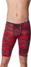 Speedo Men's Swimsuit Jammer Endurance Printed Team Colors - Red - Size M 22