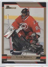 2003-04 Bowman Draft Picks Gold Kevin Weekes #103 1r5
