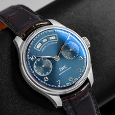IWC Portugieser Blue Men's Watch - IW503502 4