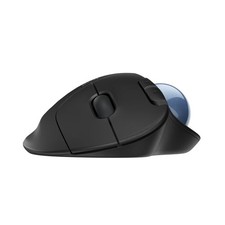 Wireless Trackball Mouse, Easy Thumb Control, Smooth Tracking, Black