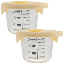 2 Pcs Baby Bowl Infant Storage Containers Fridge Jars Travel Food
