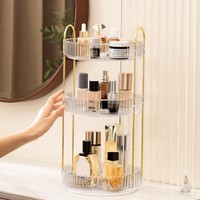 Kosmetik Aufbewahrungsbox 360° Drehbar Make-Up Organizer Schminktisch Organizer