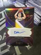 2024-25 Panini Select Dalton Knecht Rookie Jersey Auto RJA-KNT Purple 13/99!