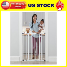 Safety 36" Extra Tall Baby Gate for Doorways  Bottom of Stairs, Pressure Mount,