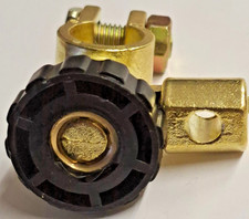 Batterie Trennschalter, Diebstahlsicherung, Schwarz, abgewinkelt