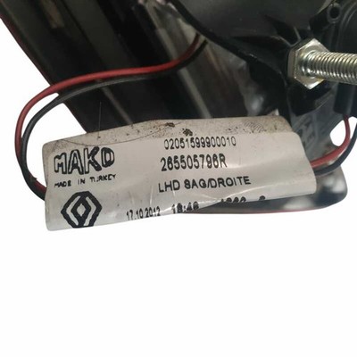 265505796R INNENRÜCKLEUCHTE RECHTS 256318 RENAULT CLIO IV EXPRESSION 2012
