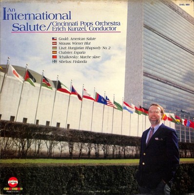 Cincinnati Pops Orchestra - An International Salute LP Record 1984 Vox Cum