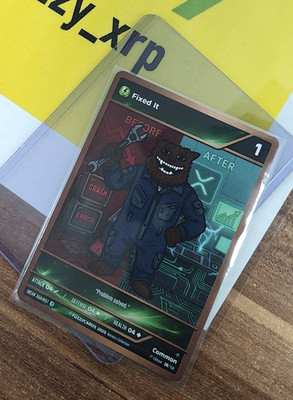 FUZZYCARDS 1. Auflage - Fixed It - Karte 36/150 - Neuwertig
