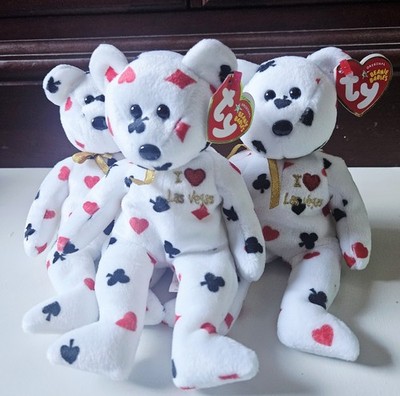 Ty Beanie Baby I LOVE LAS VEGAS the Bear Inch