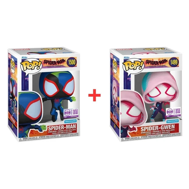Funko Pop Spider-Man 1500 et Spider-Gwen 1499 NEUF pour compléter votre collection de héros