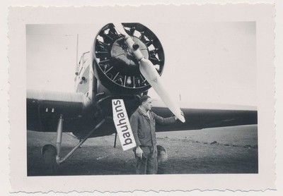 Foto Böblingen Flugplatz Flugzeug Junkers W 34 1936  (2788n)
