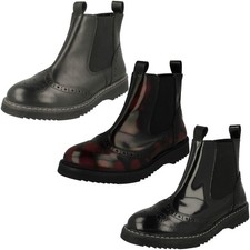Angry Angels By Startrite Girls Sturdy Detailed Ankle Boots - Turn