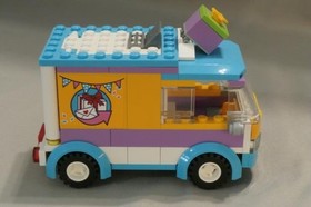 LEGO Friends Heartlake Birthday Gift Delivery Van Figure Manual Clean 41310