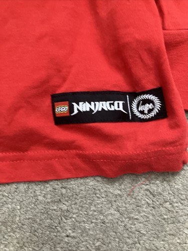 Hype Lego Ninjago Men’s T-Shirts Small S Red Yellow - Picture 2 of 6