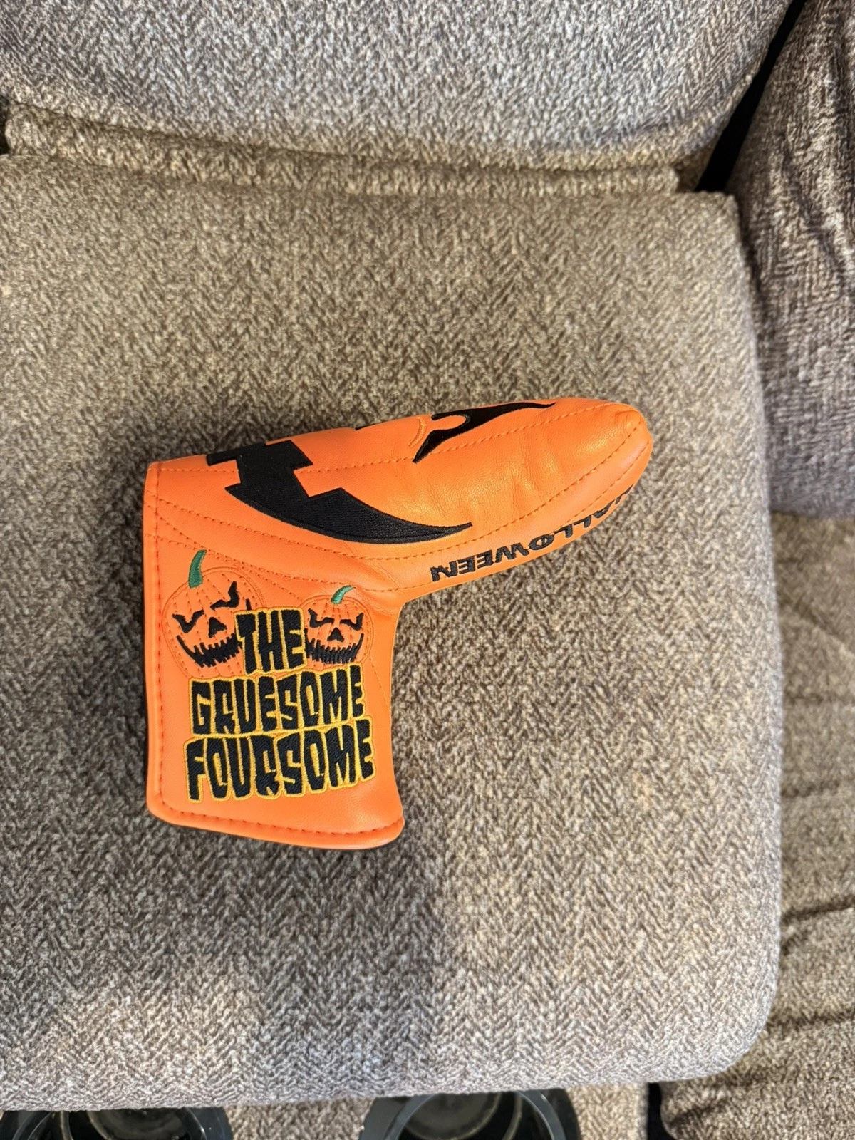 Scotty Cameron 2021 Halloween Headcover Jack-O-Lantern Gruesome Foursome