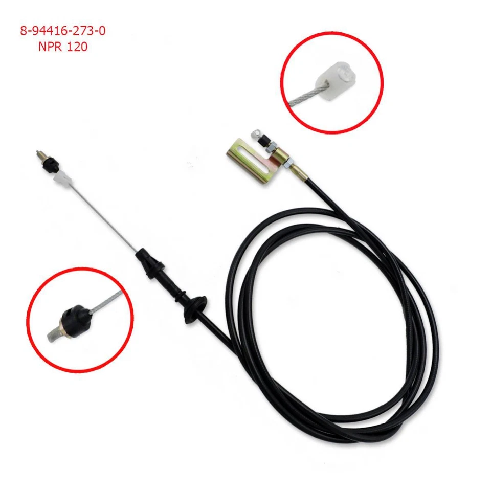 1 pc. Cable acelerador para camión Isuzu NPR 120 1996-2002 Foto 3 de 4