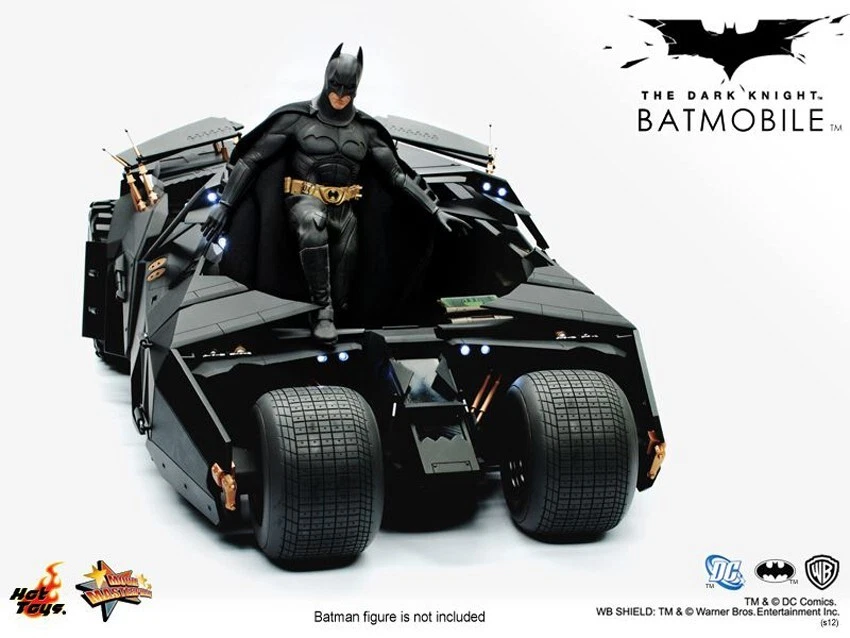 HotToys HT MMS069 Escala 1/6 Batman Batimóvil Negro Estatua Foto 4 de 4