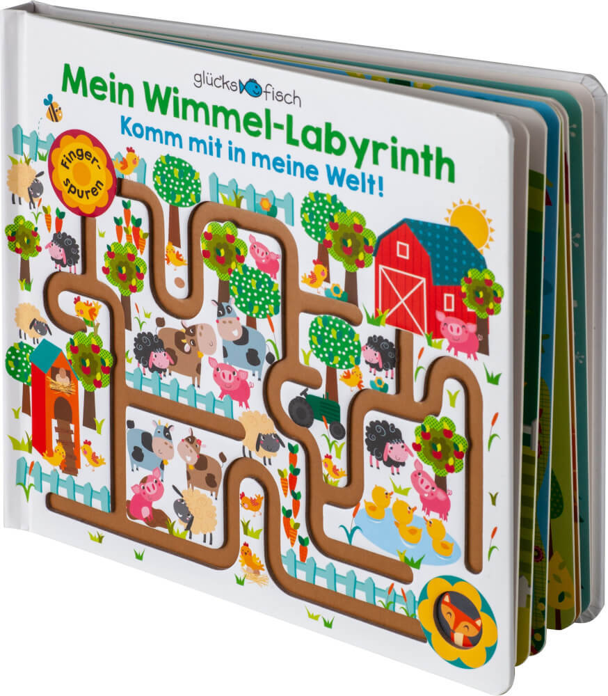 Glücksfisch: Mein Wimmel-labyrinth: Komm Mit In Meine Welt