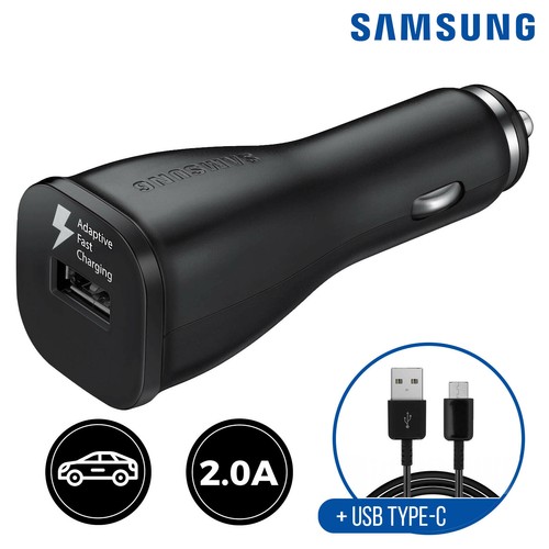 Original Samsung 2A Chargeur Voiture Rapide Allume Cigare + Fil Cable Cordon Usb - Photo 31 sur 40