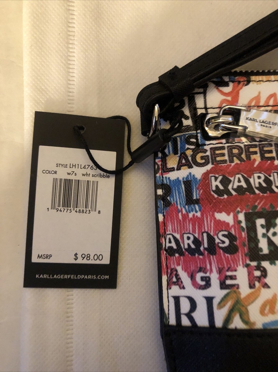 Karl Lagerfeld | Bags | Karl Lagerfeld Colorful Graphic  Karl Lagerfeld Multicolor Graphic Wristlet display picture 1