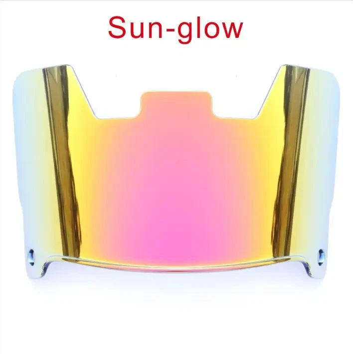 SUN GLOW Full Size Football Helmet Visor, Eye Shield With Quick Clips