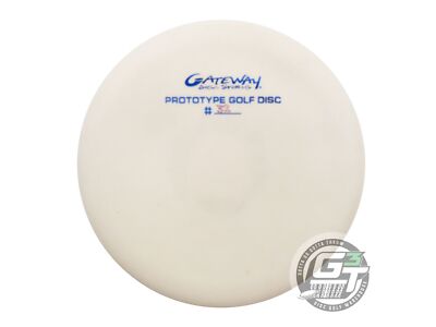 NOS Gateway SureGrip Prototype 32 173g Ivory Blue Foil Putter Golf Disc