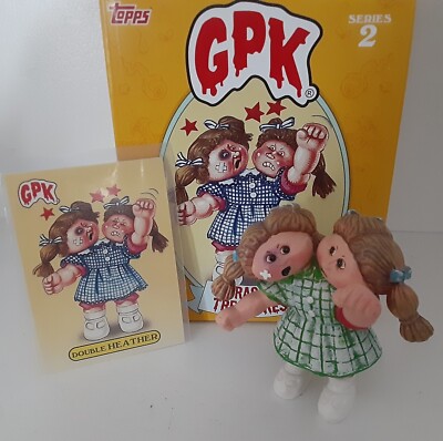 2020 GPK Trashy Treasures Figurine Series 2 - Double Heather +card Green Variant