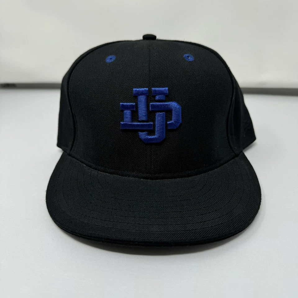 Sombrero invicto para hombre 7 3/8 negro y azul 59Fifty New Era gorra ajustada DEFECTOS LEER Foto 3 de 4