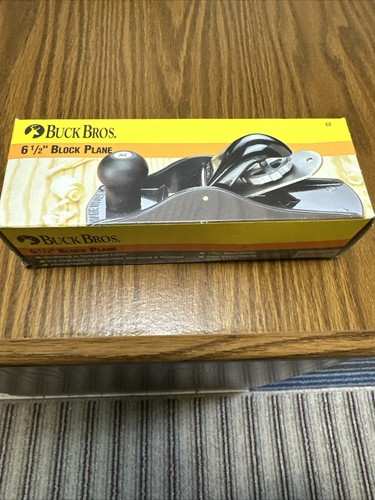 Buck Bros 6 1/2” Deluxe Block Plane , USA Made. Pre Owned ,Comes In the Box.