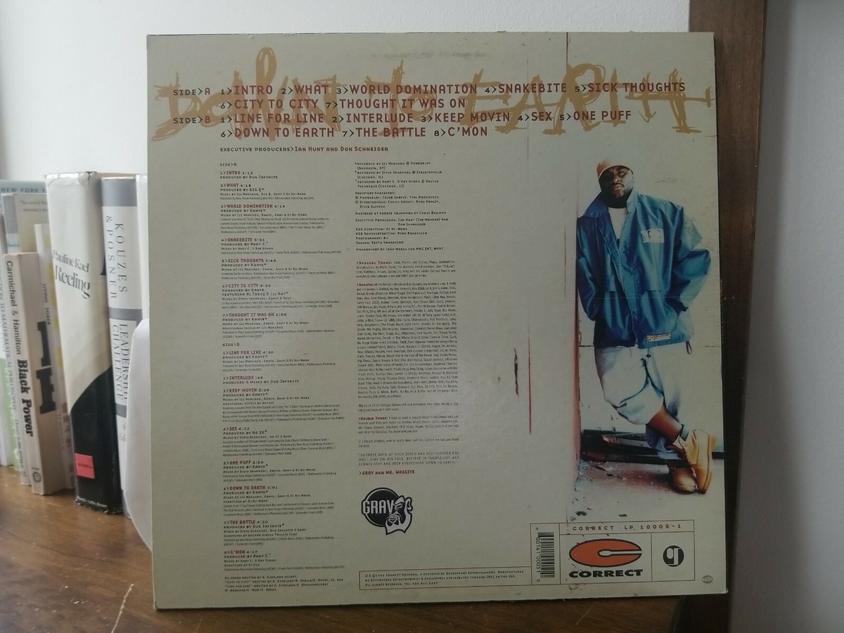 洋楽 Grav / Down To Earth Down To Earth | Grav | 90s Tapes