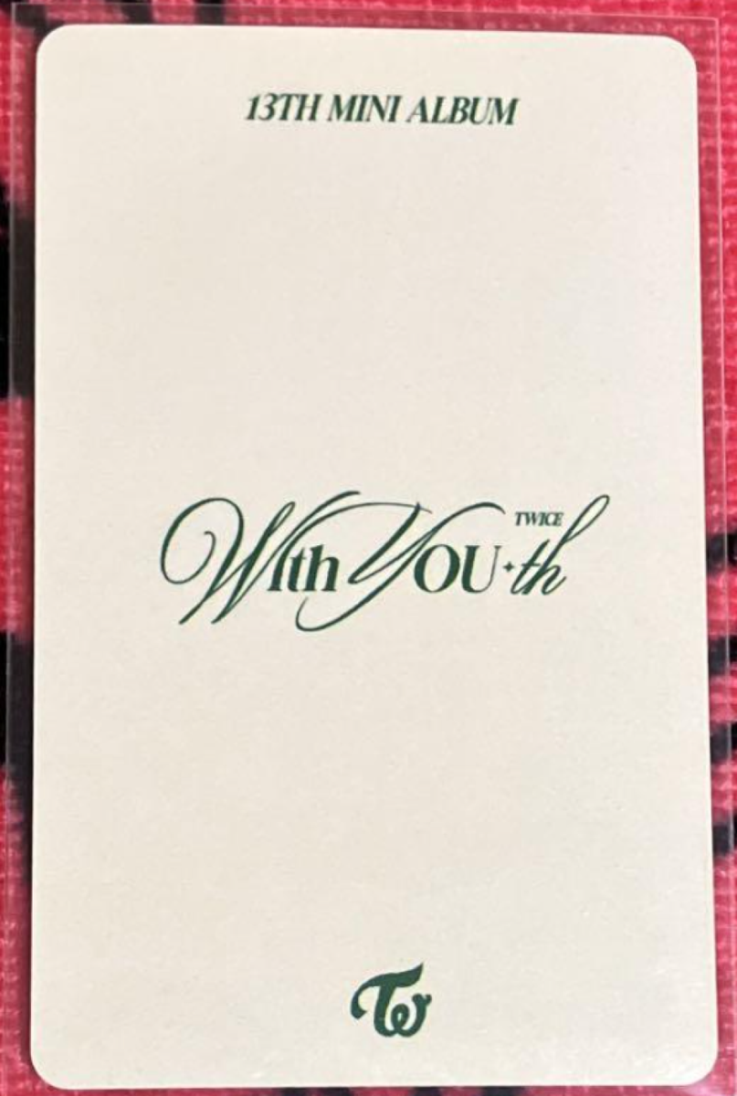ゆーちゃんとﾅﾖﾝ TWICE NAYEON With You-th JYP Limited Official Photo Card