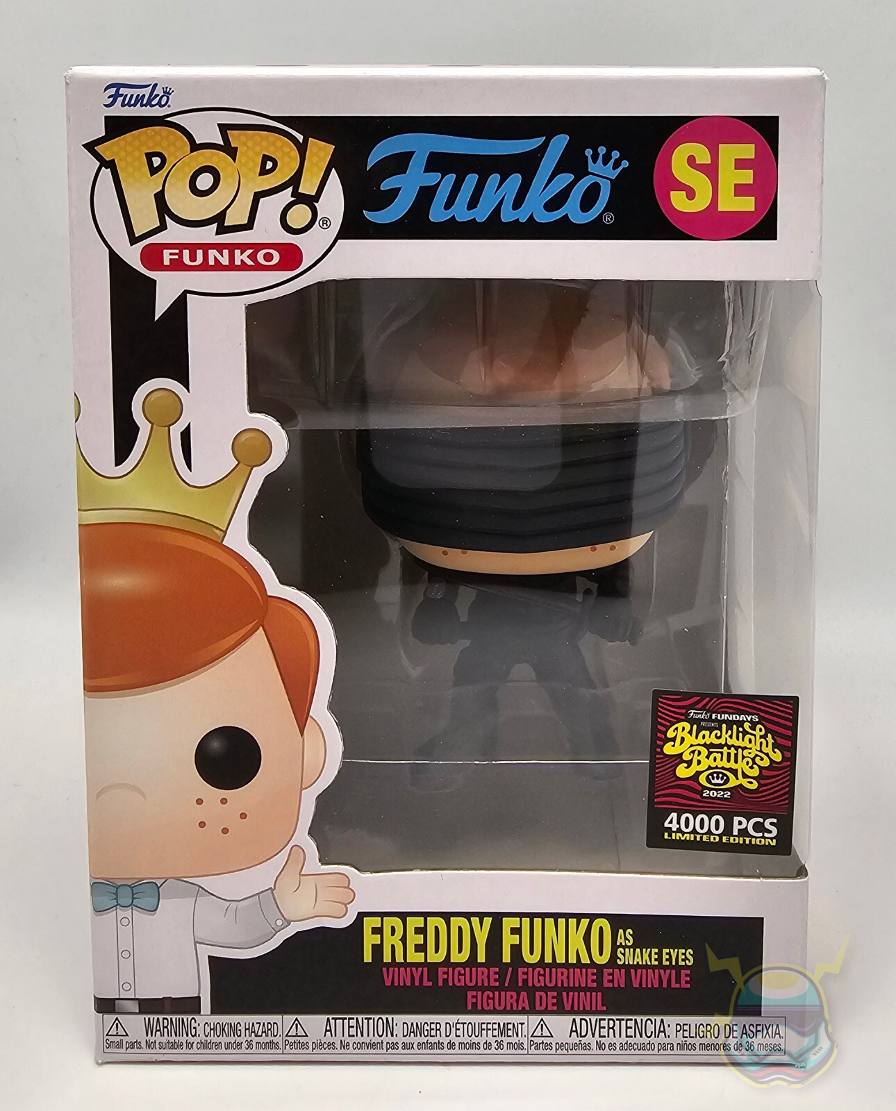 Funko Pop FREDDY FUNKO as Snake Eyes 4000pcs Vinyl Figure NEW Protector