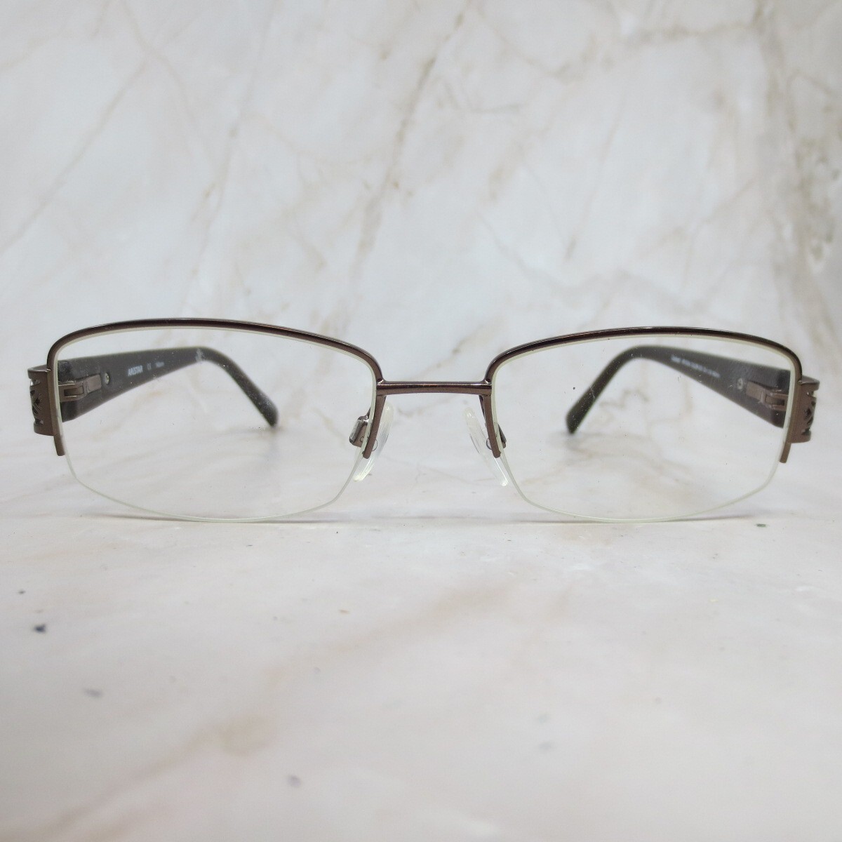 Aristar Eyeglasses Frame AR16354-535 Womens Brown Half Rim  display picture 1