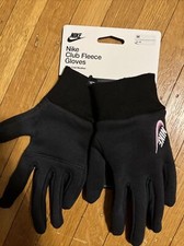 Nike Club Fleece Training Gloves Black Girls Size:Youth Medium NEW/NWT